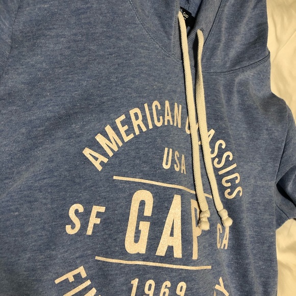 Blue GAP Hoodie Long Sleeve - Picture 6 of 8